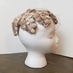 Very Unique Vintage Hat/headpiece with netting